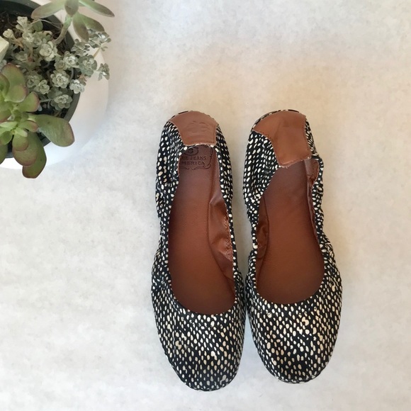 Lucky Brand Shoes - Lucky Brand Emmie Flats Black/White Speckled Flats